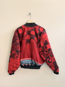 Wholesale Silk Bomber <b>Jacket</b> Oversize Street Wear Baggy <b>Jacket</b> Gift <b>For</b> Her - Product Image 2