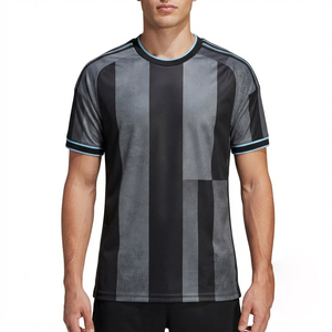 Maillot de football pour homme, vêtements de sport, maillot de football à séchage rapide, maillot d'entraînement d'équipe, col rond, manches courtes, vêtements de sport - Product Image 1