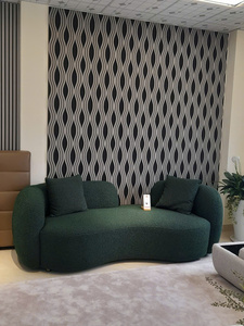 Panneaux muraux hexagonaux décoratifs de luxe en bois massif MDF insonorisés à suspendre pour la maison, le bureau, la chambre, les hôtels, les villas, les meubles - Product Image 1