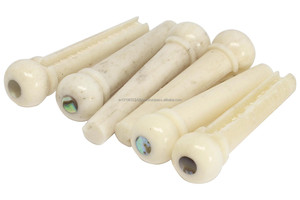 หมุดบริดจ์สไตล์ไม้มะเกลือและน็อตอานชิ้นส่วนพลาสติกสำหรับซ่อมสายกีตาร์ - Product Image 2