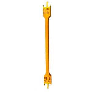 Yellow Color Coated Medical Grade Stainless Steel Manual Orthodontic Dental Bracket Positioning Height <b>Gauge</b> Surgical - Product Image 5