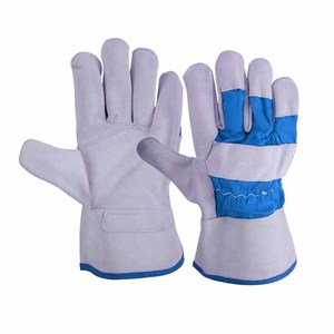 Guantes de Trabajo de Cuero Vacuno de Primera Calidad, Resistentes al Calor, para Uso Industrial, Guantes de Seguridad Canadienses - Product Image 4