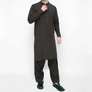 Shalwar Kameez traditionnel pour homme en tissu de coton premium, doux et confortable, à manches longues, pour toutes les occasions - Product Image 3