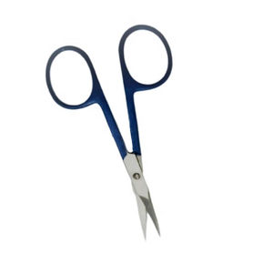 Tijeras Profesionales de Acero Inoxidable Curvadas para el Cuidado de las Cutículas con Diseño de Orificio Cuadrado, Estilo Simple y Características Estéticas - Product Image 3