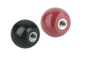K0159 Black Ball Cabinet Knob Internal Thread Furniture Handle Metal <b>Insert</b> Round Pull for <b>Wardrobe</b> Drawer - Product Image 3