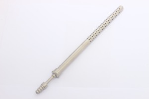 Tubo de succión manual POOLE de acero inoxidable profesional MayMed, recto, para operaciones quirúrgicas, certificado CE ISO - Product Image 2