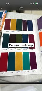 Tela de Crepé de Viscosa Natural Pura, Tejido Grueso de 99 GSM para Ropa Étnica Femenina, Tejido Liso de 44 Pulgadas de Ancho, Gujarat, India, 11 KG - Product Image 4
