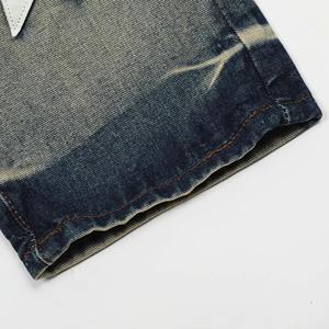 Best Quality Custom Color Solid Men's Casual <b>Jeans</b> Winter Autumn Outdoor Use Midweight Button Fly Closure Embroidery Quick Dry - Product Image 4