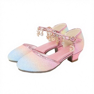 Chaussures de princesse tendance été en PU à talons fins, ornées de perles et de strass, pour banquets, soirées et spectacles sur scène - Product Image 2
