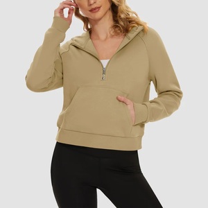 Sweat-shirt à capuche surdimensionné violet en molleton, manches longues, couleur unie, décontracté, unisexe, avec poche avant, en coton tricoté - Product Image 4