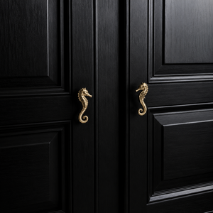 Handcrafted Solid Brass Half Moon Cabinet <b>Knob</b> Gold Finish Modern Decorative Drawer Pull Wardrobe <b>Door</b> Handle Hardware - Product Image 2