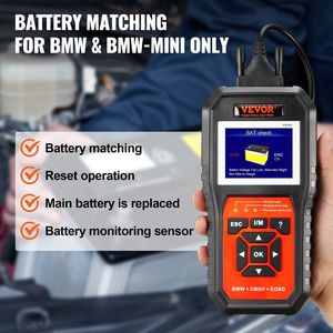 เครื่องสแกน OBD2 BMW ระบบเต็มรูปแบบเครื่องสแกนสำหรับ BMW/MINI/Roll-Royce 12ฟังก์ชั่นพิเศษเครื่องอ่านรหัสรถยนต์ CBS SAS epb ECM - Product Image 5