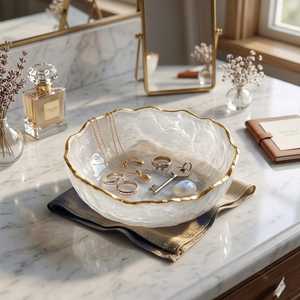 Ensemble de bols de service classiques en résine, faits à la main, hautement polis, écologiques et de haute qualité, pour la maison, l'hôtel, le restaurant, Inde - Product Image 3