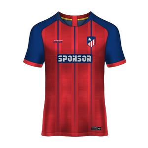 Nueva Temporada, Jersey de Fútbol Personalizado con Cuello en V, 100% Poliéster, Secado Rápido, Transpirable, Servicio OEM, Conjunto de Jersey de Fútbol con Logotipo y Nombre Personalizados - Product Image 5