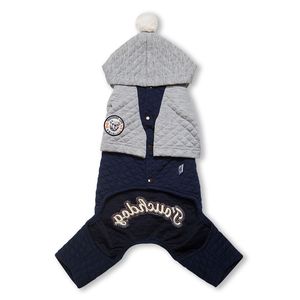 Suéter acolchado de cuerpo completo con capucha para mascotas Ropa de moda para perros - Product Image 2