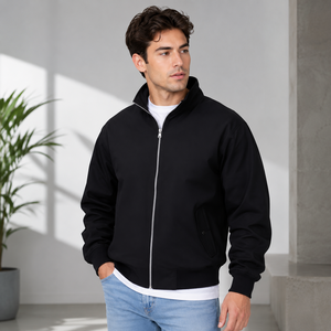 Wholesale Custom Men's Waterproof Breathable <b>Running</b> Rain Winter Streetwear <b>Fleece</b> Jacket Hooded Reversible Embroidered Stand - Product Image 4