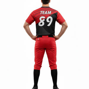 Practice Wear Baseball <b>Uniform</b> Breathable Mesh Baseball <b>Uniform</b> Comfortable Fit Baseball <b>Uniform</b> - Product Image 2