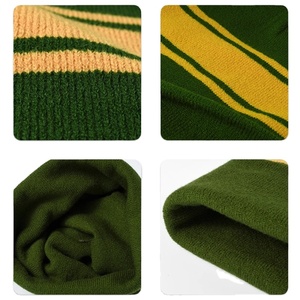 Gorro de invierno unisex al por mayor con diseño de puño único, gorro con logotipo personalizado tejido con piel colorida para mujer - Product Image 3