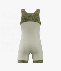 Fabricante OEM de Singletes de Lucha Libre, Uniformes de Lucha Personalizados, Tela de Compresión Transpirable, Impresión por Sublimación para Profesionales - Product Image 2