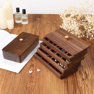 Rectangular <b>Storage</b> Organizer with Detachable Compartments for Rings Necklaces Bracelets Minimalist Design organizer box - Product Image 6