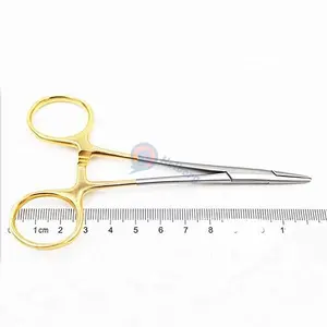 Hot Sale Aço Inoxidável 14cm 16cm Multi Funcional Needle Holder com Tesoura Básica Instrumentos Cirúrgicos