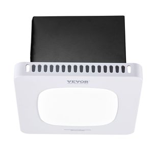 Ventilatore da bagno da 80 CFM con luce LED, temperatura colore 1.5 Sones, motore AC premium silenzioso, a soffitto, con tre velocità di ventilazione - Product Image 1