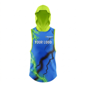 Uniforme de Fútbol Americano de Compresión Transpirable Personalizado 7v7 para Adultos, Sin Mangas, 100% Poliéster, Secado Rápido, Cintura Elástica - Product Image 4