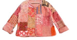 มาใหม่เย็บปะติดปะต่อกันผ้าแจ็คเก็ตอินเดียทําด้วยมือแพทช์ทํางานแจ็คเก็ตเสื้อBohoเสื้อสําหรับผู้หญิง - Product Image 5