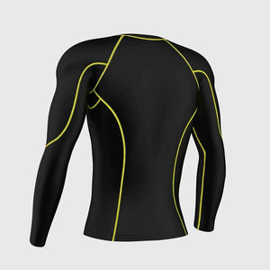 Conception de logo personnalisé, faible MOQ, combinaisons de compression pour hommes, taille élastique unie sur le devant, écologiques, respirantes, nouvelle arrivée, prix raisonnable - Product Image 3