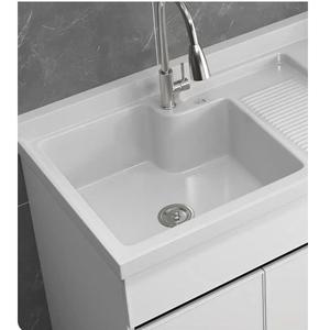 Eco-Friendly Laundry Cabinets Modern Design Style Aluminum Material Waterproof and Moisture-Resistant Size 1000mm & 1200mm - Product Image 2