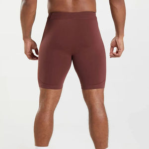 <b>Men</b> Solid <b>Compression</b> <b>Shorts</b> Elastic Waist Quick Dry High Performance Fitness Gym Running <b>Shorts</b> Customizable Fit - Product Image 3