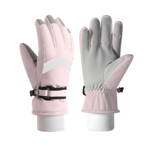 Guantes Unisex de Invierno Impermeables con Aislamiento Térmico para Esquí/Snowboard/Conducción en Nieve, Forro Polar, Cierre con Cordón, Protección UV - Product Image 5