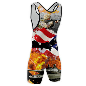 Maillot de lutte sublimé respirant et écologique pour homme, coupe ajustée, séchage rapide, style débardeur, toutes saisons - Product Image 6