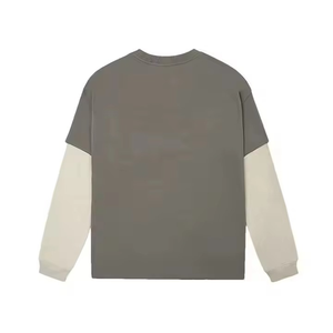 Men Double Sleeve T Shirt Trendy <b>Layered</b> Look Breathable Soft Fabric Casual Streetwear <b>Top</b> with Comfortable Fit for Work Travel - Product Image 6