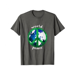 T-shirts pour hommes 100% coton à la mode décontractée de tous les temps Poids léger Impression personnalisée OEM Ras du cou de longue date - Product Image 4