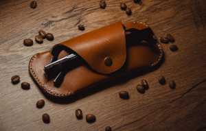 Soft Genuine Leather <b>Glasses</b> Cover Luxury Cowhide Spectacles Pouch Slim Handmade Travel Sunglasses Case Bag LGC-0066 - Product Image 3