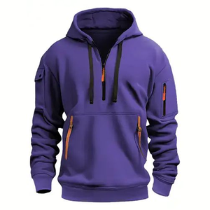 Sudadera con capucha unisex |   Sudadera de Invierno con Forro de Felpa de Algodón |   Ropa Urbana Personalizada con Logotipo Frontal |   Servicio OEM Fabricante Mayorista - Product Image 6