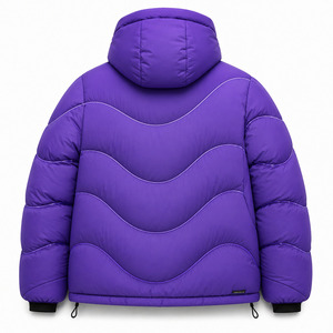 Custom Men Puffer Jacket Winter <b>Waterproof</b> <b>Warm</b> Quilted Coat OEM Private Label Wholesale Manufacturer - Product Image 3