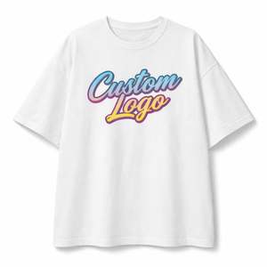เสื้อยืดโอเวอร์ไซส์พิมพ์โลโก้ตามสั่ง ผู้ชาย สตรีทแวร์ ทรงปกติ สวมใส่สบาย ผ้าโพลีเอสเตอร์/คอตตอน ป้องกันรังสียูวี ระบายอากาศได้ดี แห้งเร็ว - Product Image 6