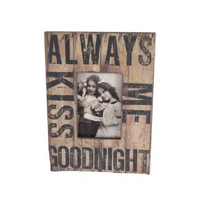 Handmade Rustic Wooden <b>Frame</b> with Distressed Look for Vintage Home and Café Decor - Product Image 4