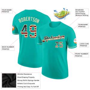 Factory Wholesale Custom Sports Team Jersey Breathable <b>Polyester</b> <b>Shirt</b> Personalized Player Number Logo OEM Supplier - Product Image 2