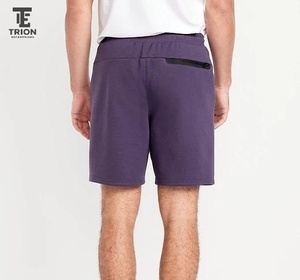 ผู้ผลิตจำหน่ายกางเกงขาสั้นผ้าฝ้ายหนาน้ำหนักมากสำหรับผู้ชาย ทรงหลวม สวมใส่สบาย มีกระเป๋าลึก ราคาขายส่งจำนวนมาก - Product Image 6
