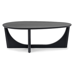 Sasha Coffe Table Made Of <b>Solid</b> Teak <b>Wood</b> High Quality With Black Finishing For Indoor Use - Product Image 5