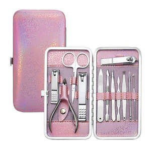 Kit de Manicura y Pedicura Profesional de la Mejor Calidad, Duradero, de Acero Inoxidable, Cortaúñas y Cortacutículas, Venta Caliente de Fábrica OEM - Product Image 1