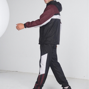 Ensemble de survêtement pour homme à capuche, style sportif, polyester, séchage rapide, vêtements d'automne - Product Image 3