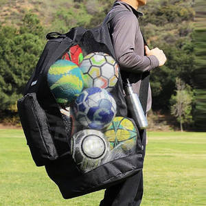 Lightweight Sport Soccer Ball <b>Backpack</b> with Spacious Interior Nylon Material Eco-Friendly Design for Ball and Shoe Storage - Product Image 3