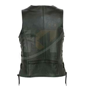 Chaleco de Cuero para Mujer de la Mejor Calidad, con Cierre, Impermeable, Logotipo Personalizable, OEM, Venta al Por Mayor, Precio Bajo, Alta Visibilidad, Ropa Exterior de Algodón - Product Image 3