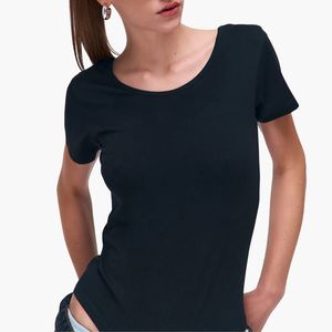 Body gainant amincissant une pièce à manches courtes pour femme, idéal pour le fitness et l'entraînement, vente en gros personnalisée - Product Image 4