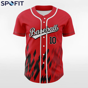 Camiseta de Béisbol Personalizada 2026 de Alta Calidad, Transpirable, de Secado Rápido, 100% Poliéster, Uniforme de Equipo con Logotipo, Nombre y Número Personalizados - Product Image 1