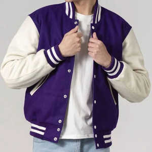 Chaquetas de invierno de manga larga, chaquetas de cuero nuevas, diseño moderno y elegante, MOQ bajo, chaqueta varsity transpirable para venta en línea - Product Image 2